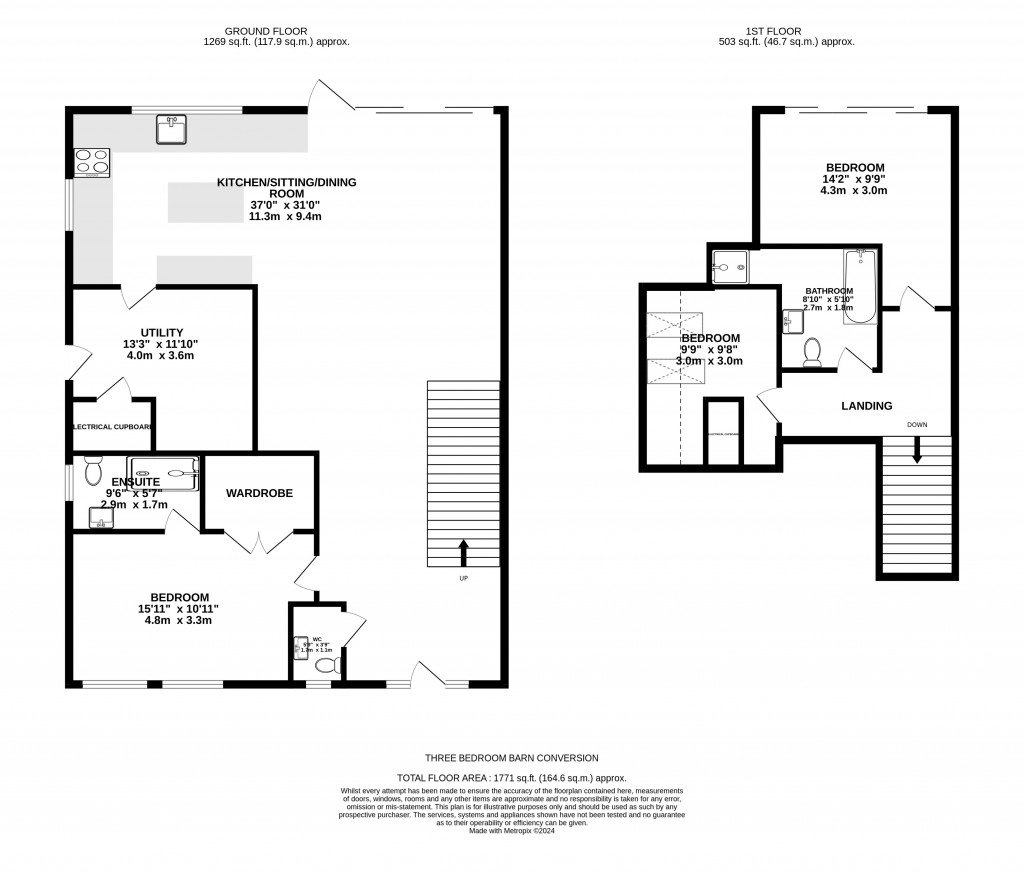 Floorplans For Upper Seagry, Chippenham