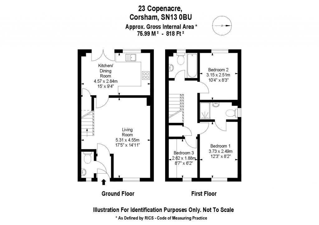 Floorplans For Corsham, Wiltshire